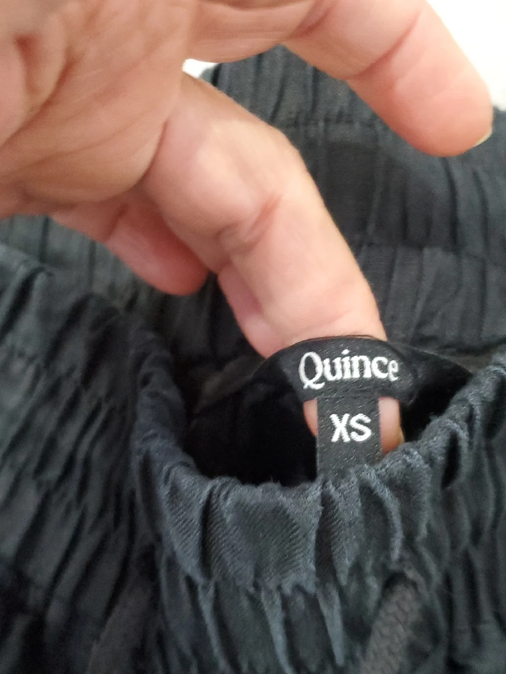 Quince European Linen Wide Keg Pants Black Xs 29